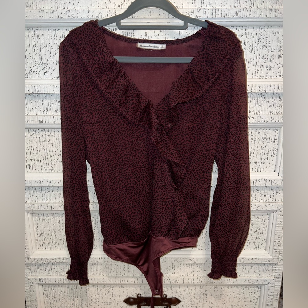 Abercrombie and Fitch wrap bodysuit-worn once!